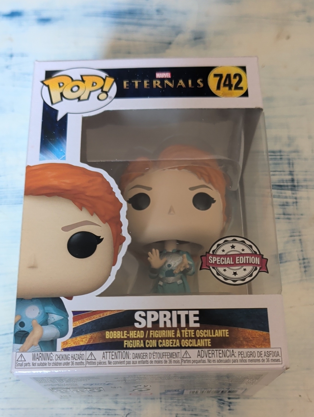 Funko POP! Eternals Sprite Vinyl Figure - Orange Hair Special Edition